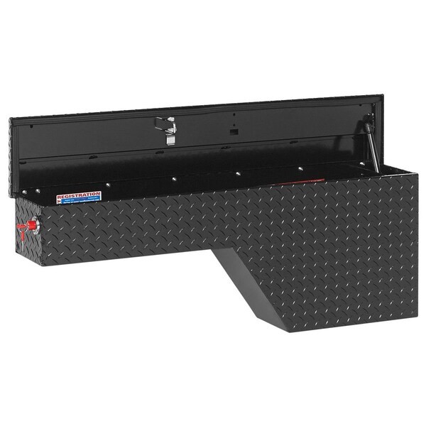 PORK CHOP BOX, 2.1 CUBIC FT, ALUMINUM, DRIVER SIDE